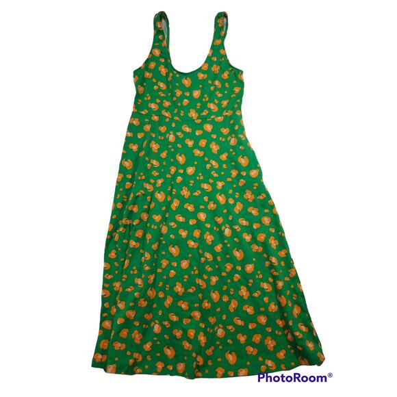 Tabitha Brown for Target | Green & Orange Cheetah Print Sundress | Size Small - Picture 1 of 6